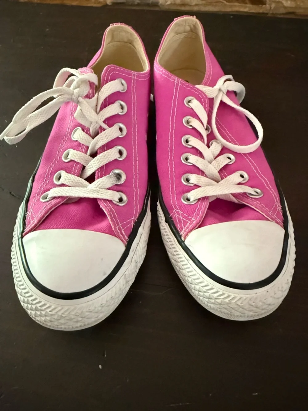 Hot pink converse 7.5 women’s - Picture 3 of 8